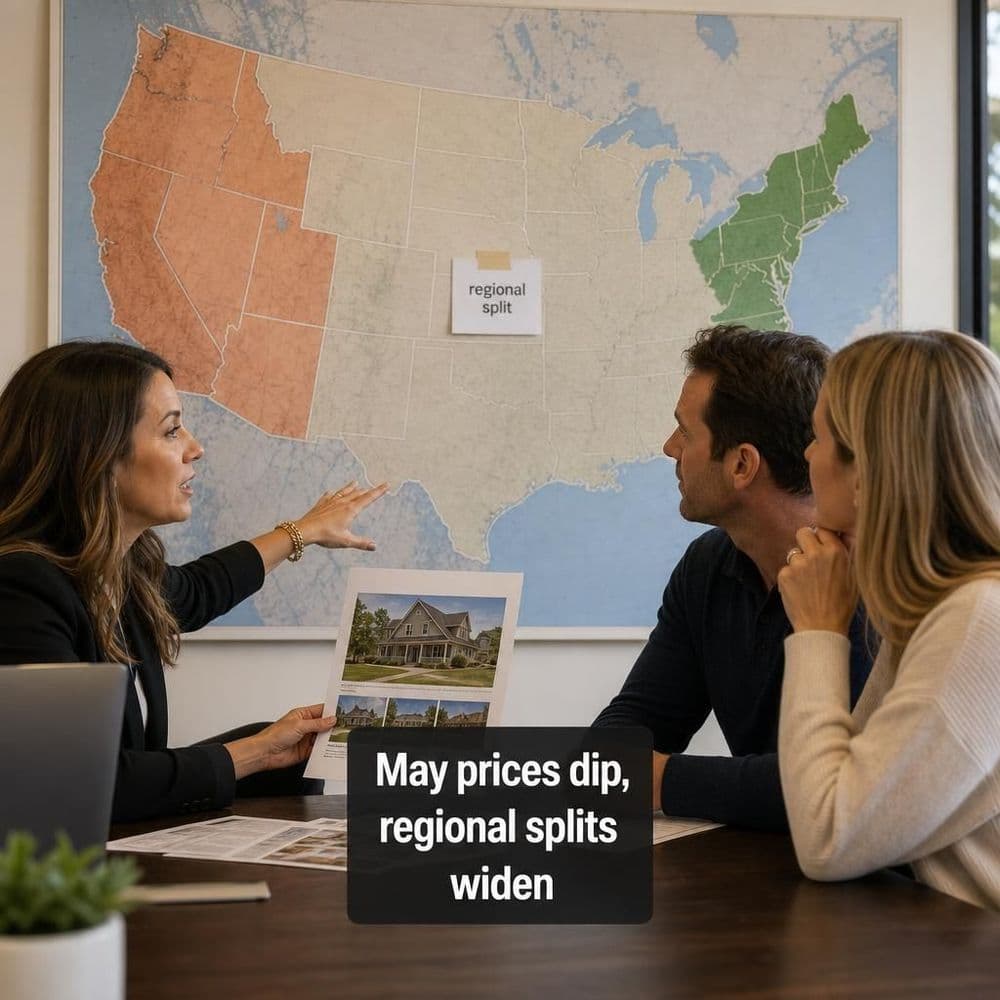 May 2026 Home Prices Fell Nationally—But Regional Splits Are Now Driving Buyer Leverage