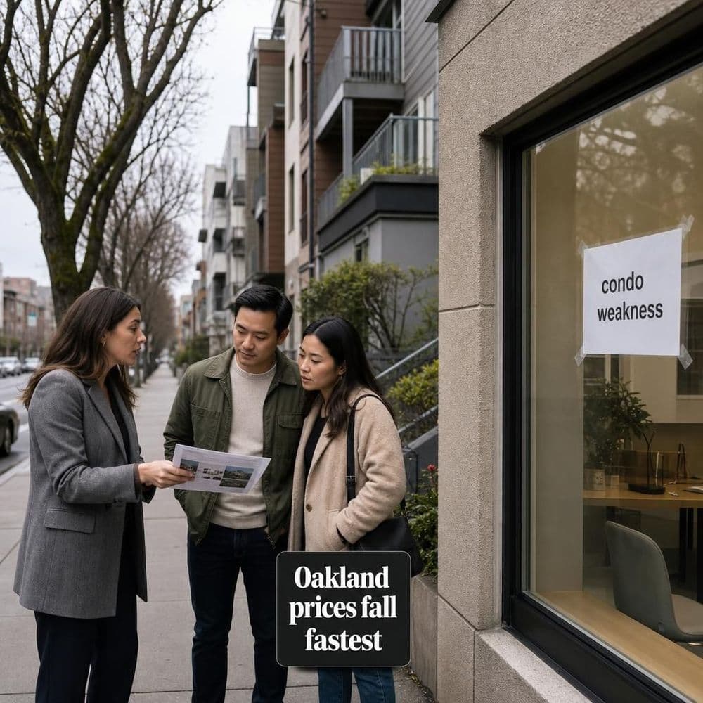 Oakland Home Prices Are Falling Fast: What Zillow’s Data Shows (and Why It’s Uneven)