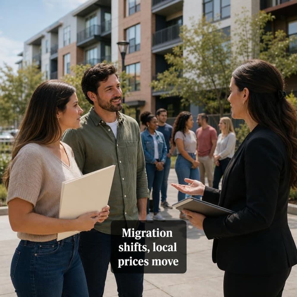 Domestic Migration Is Slowing—But It’s Still Reshaping Home Prices in Key Destination Markets