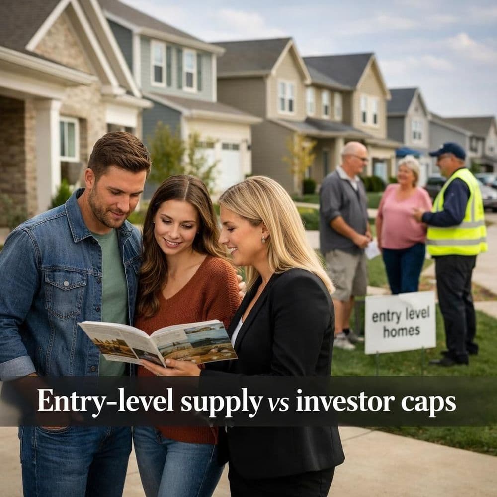 Entry-Level “Trump Homes,” Rent-to-Own, and Investor Caps: What They Mean for U.S. Housing Supply