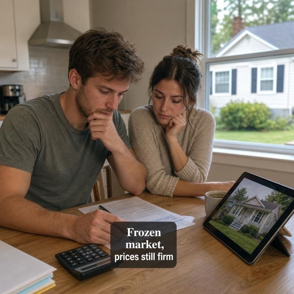 Frozen housing market: prices stay high even as sales soften, squeezing younger buyers