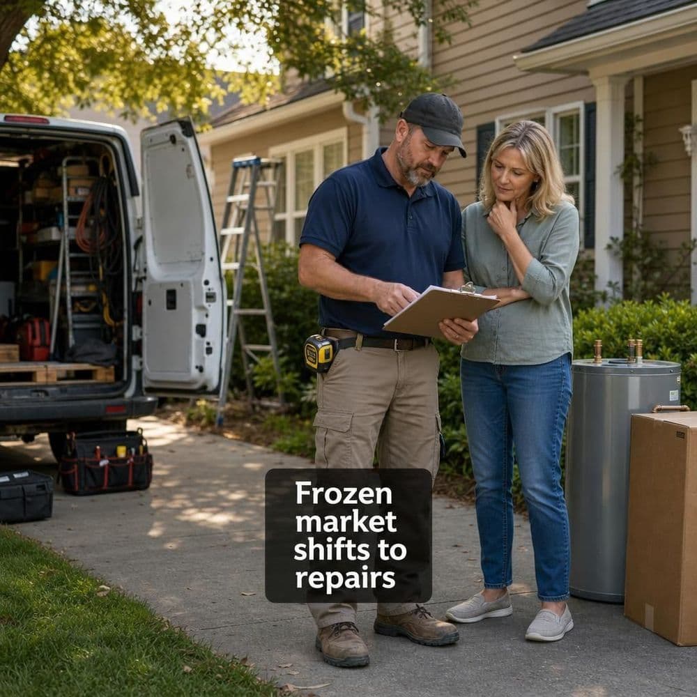 A ‘Frozen’ Housing Market Is Powering the Repair-and-Maintain Economy