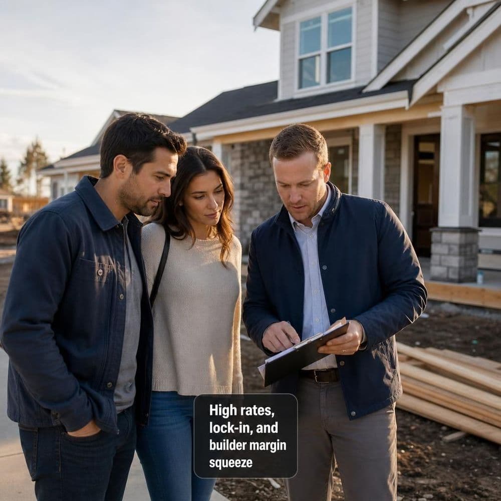 Mortgage rates near 7% are cooling demand—but why home prices keep rising and builders are cutting margins