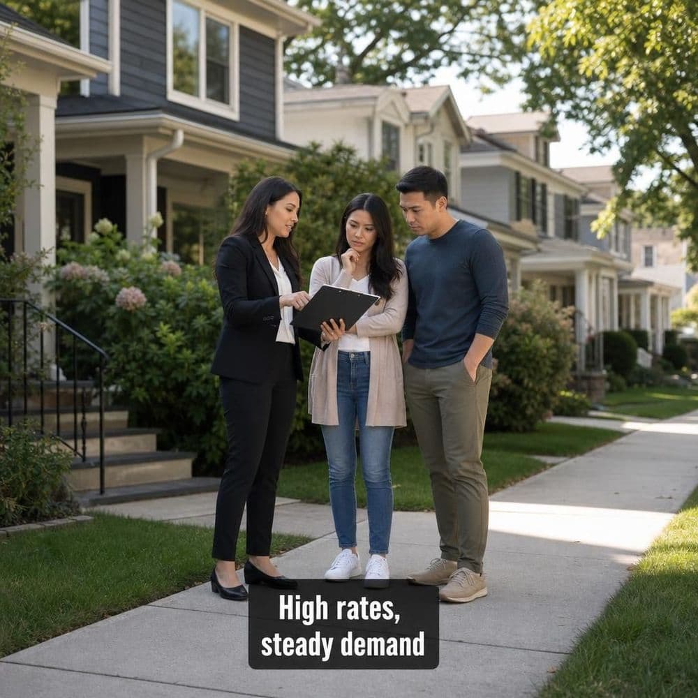 Why the U.S. housing market is holding up at high rates (even as list prices fall)