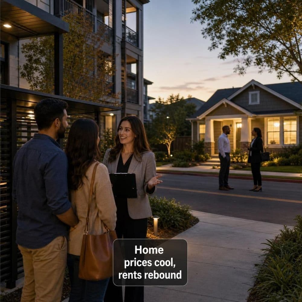 Home Prices Cool While Rents Rebound: What the Split Means for Buyers and Renters