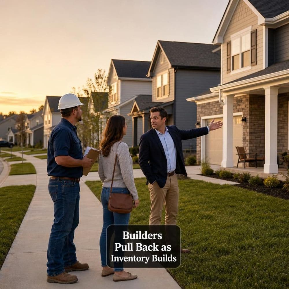 U.S. Homebuilders Pull Back: April Starts Drop as Completed New-Home Supply Outpaces Demand