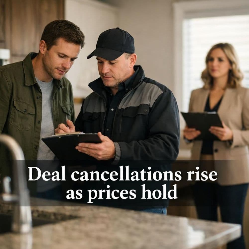 Record Homebuyer Deal Cancellations, but Prices Still Rise: What the Data Say Heading Into 2026