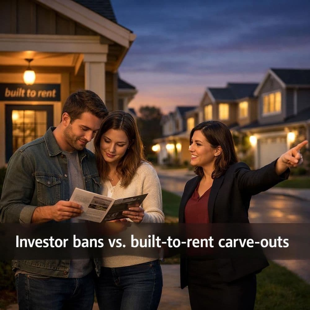 Why investor-ban headlines may still lead to more renting (built-to-rent carve-outs explained)