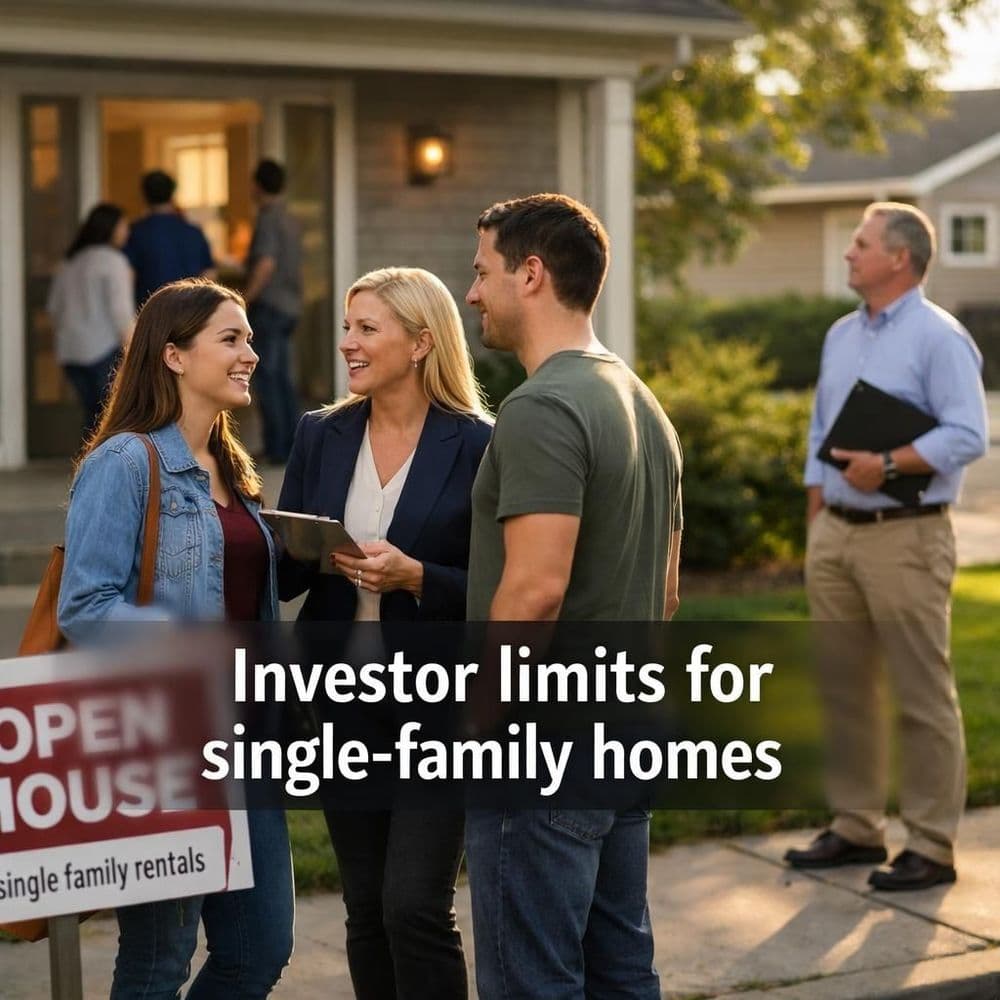 Investor limits on single-family homes: how purchase caps and tax changes could ripple through local markets