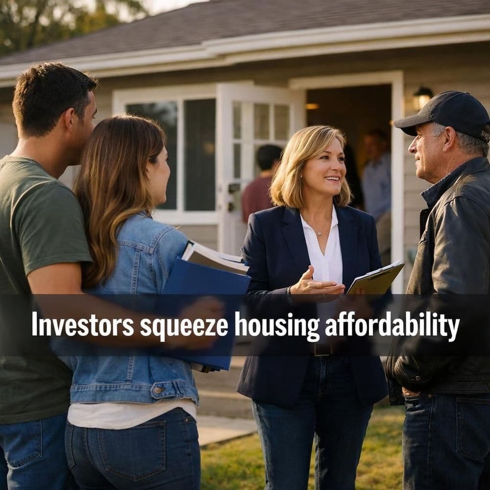 Investors’ share of U.S. home buying remains elevated — and local concentration is the affordability flashpoint