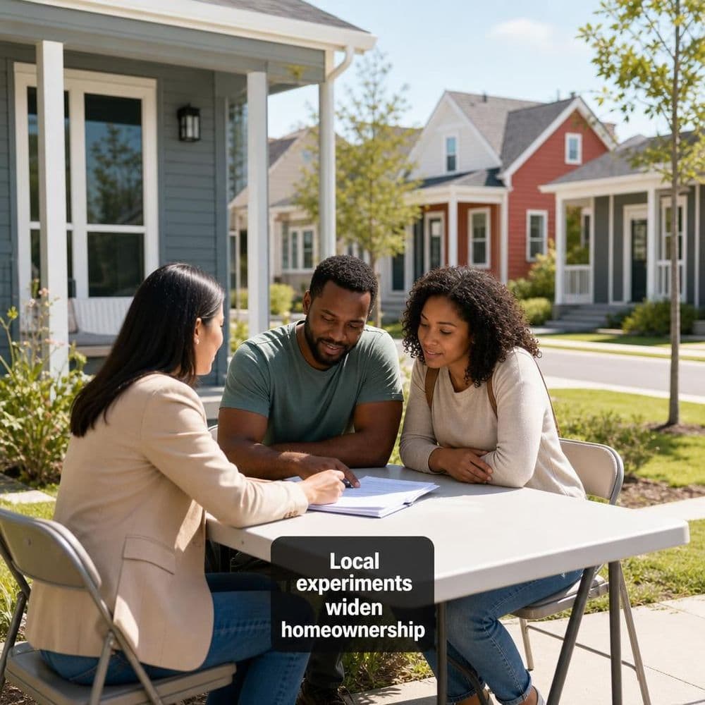 Local affordability experiments: land trusts, city-backed subdivisions, and denser homes widen access to ownership