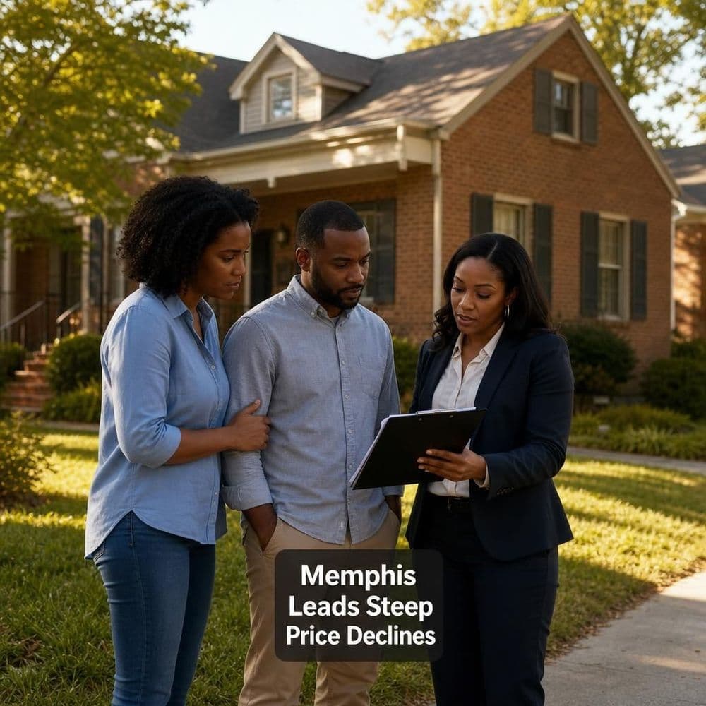 Memphis Home Prices Are Falling Fastest: What May 2026 List-Price Data Says About Local Cooling