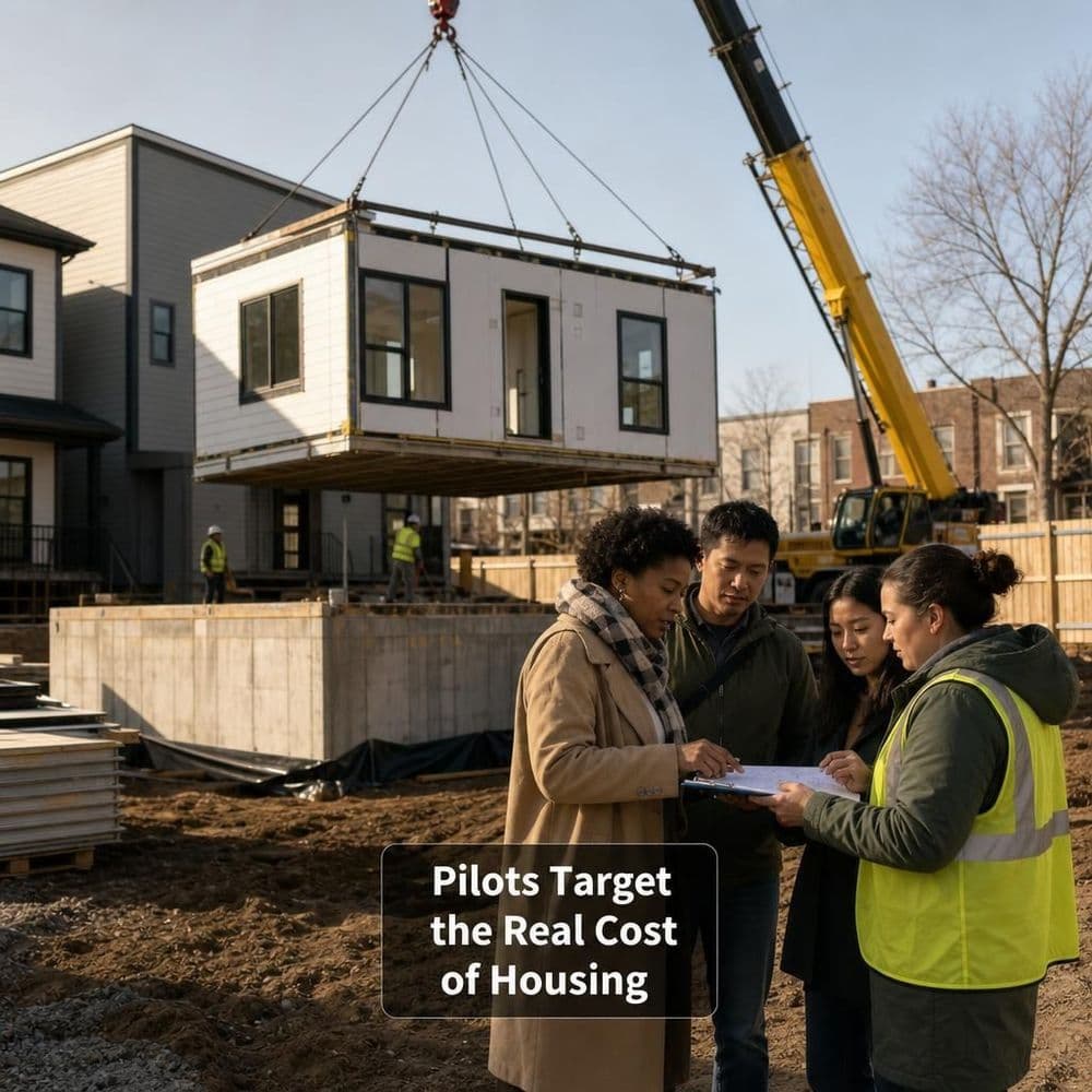 From modular infill to rate buydowns: how affordability pilots are targeting the real cost drivers