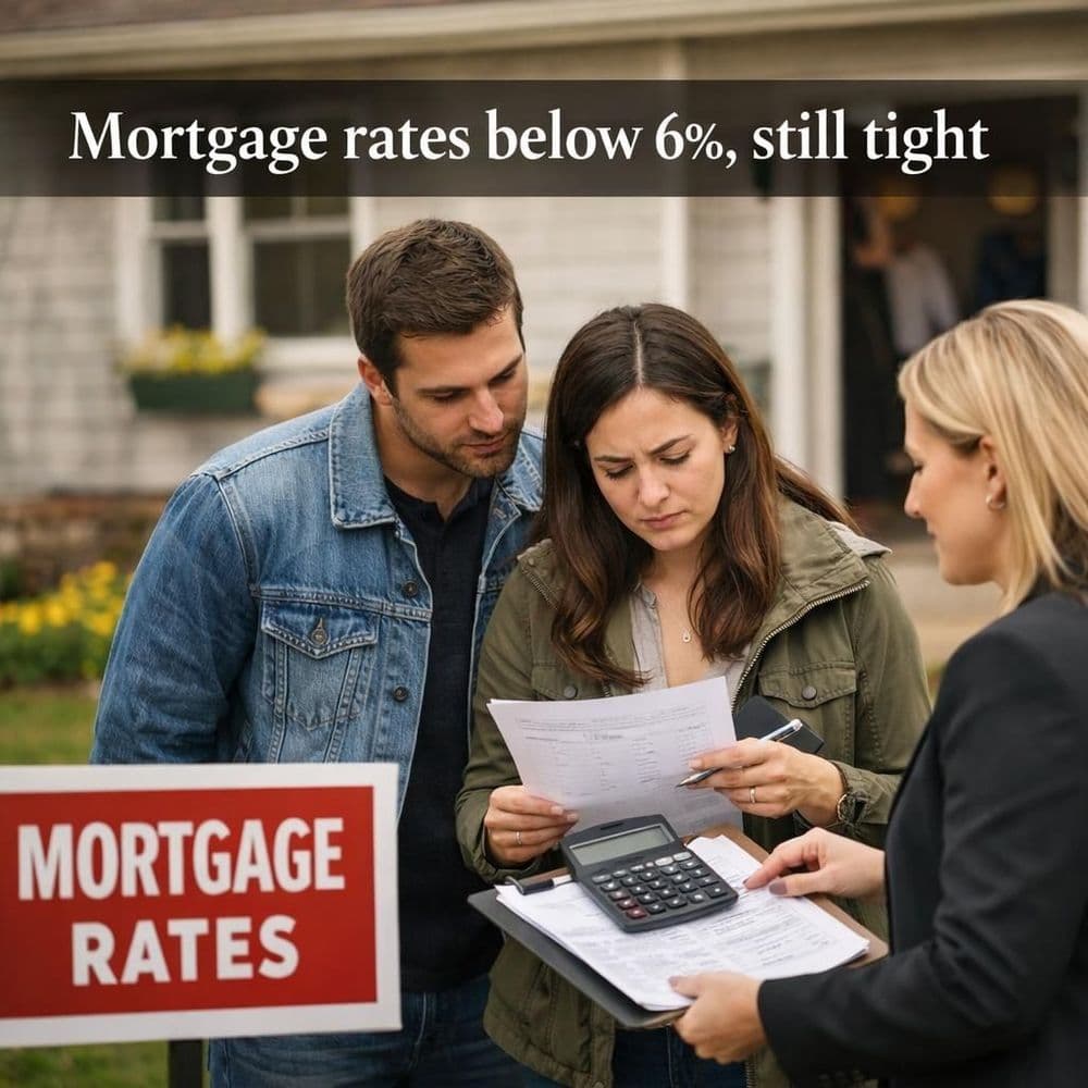Mortgage rates fall to 5.98%—why many buyers are still priced out