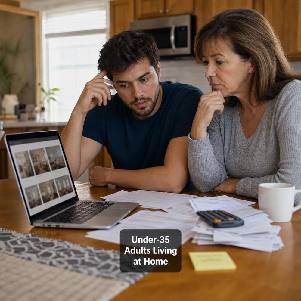 Record Share of Under-35 Adults Live With Parents: What the Data Says About Affordability