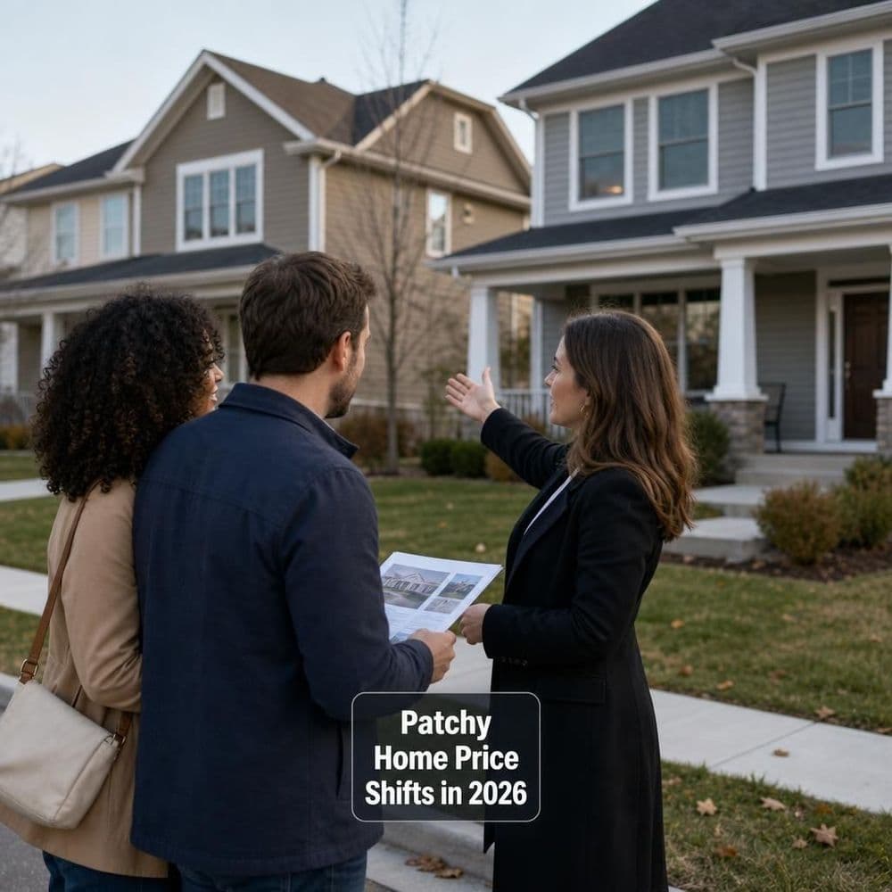 Patchy U.S. Home Price Shifts: Where the Market Is Still Rising—and Where It’s Slipping