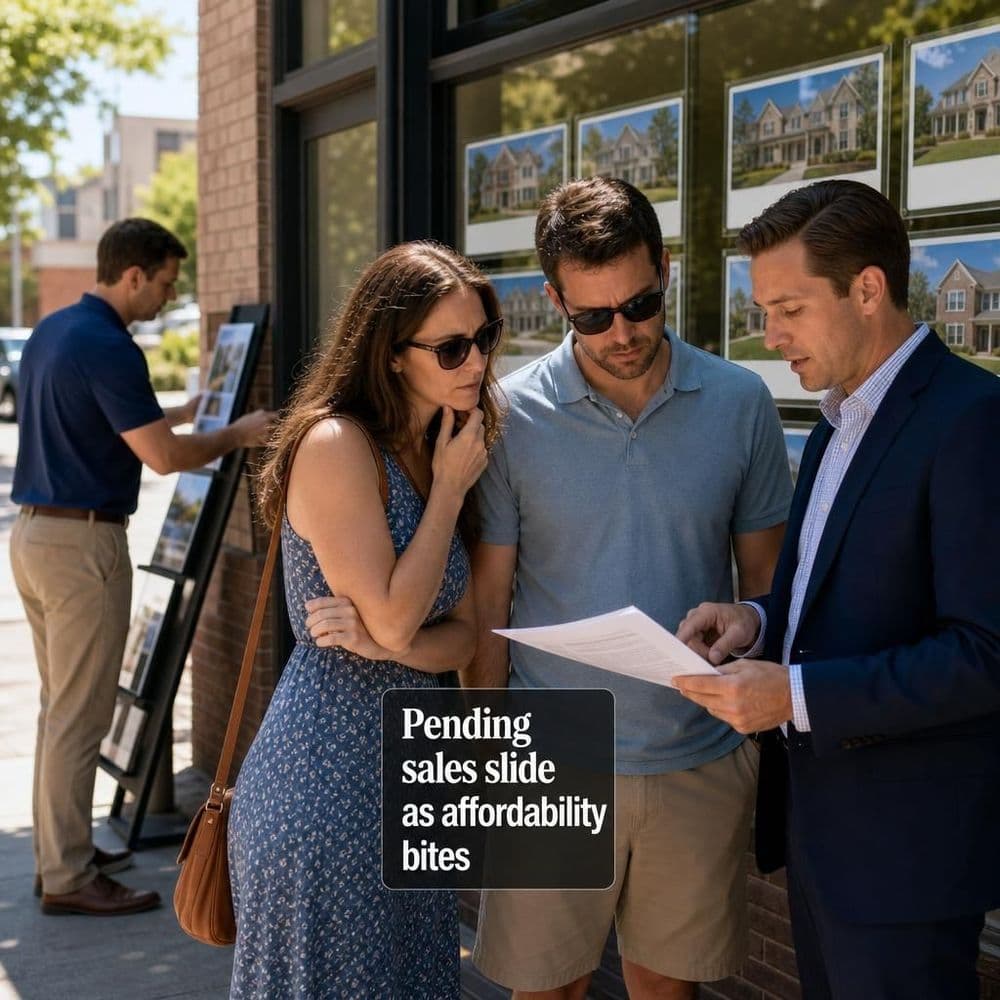 Pending Home Sales Drop 5.4% in June: What It Signals for Late-Summer Closings