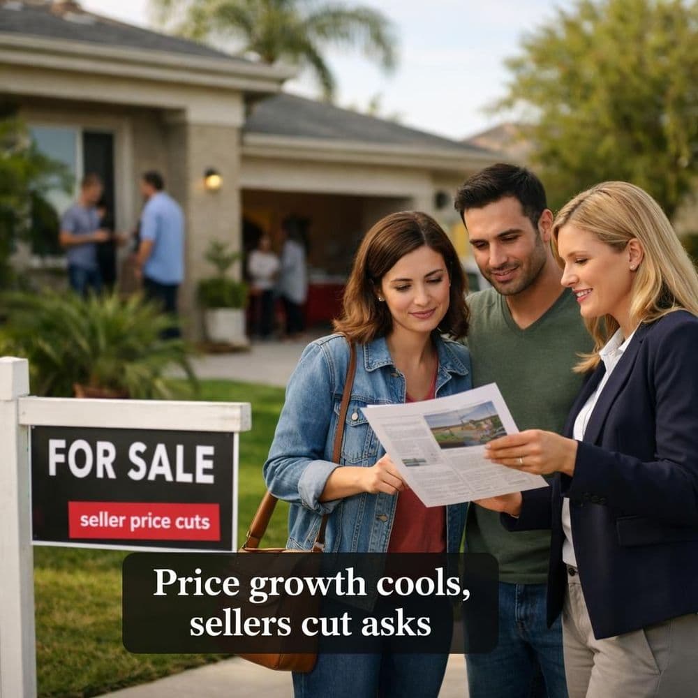 U.S. Home Price Growth Cools as Record Share of Sellers Cut Asking Prices (Spring 2026)