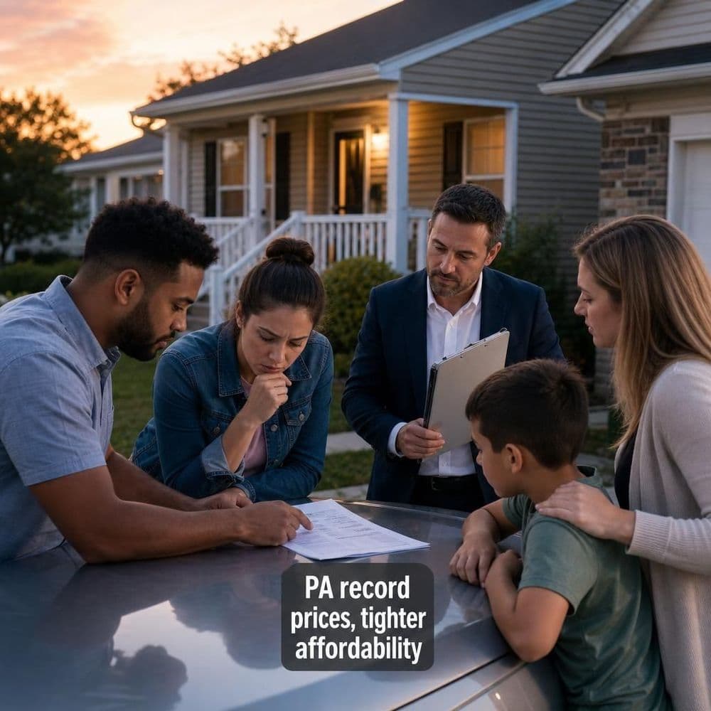 Pennsylvania’s Median Home Price Hits a Record $340K—Why Affordability Keeps Getting Harder