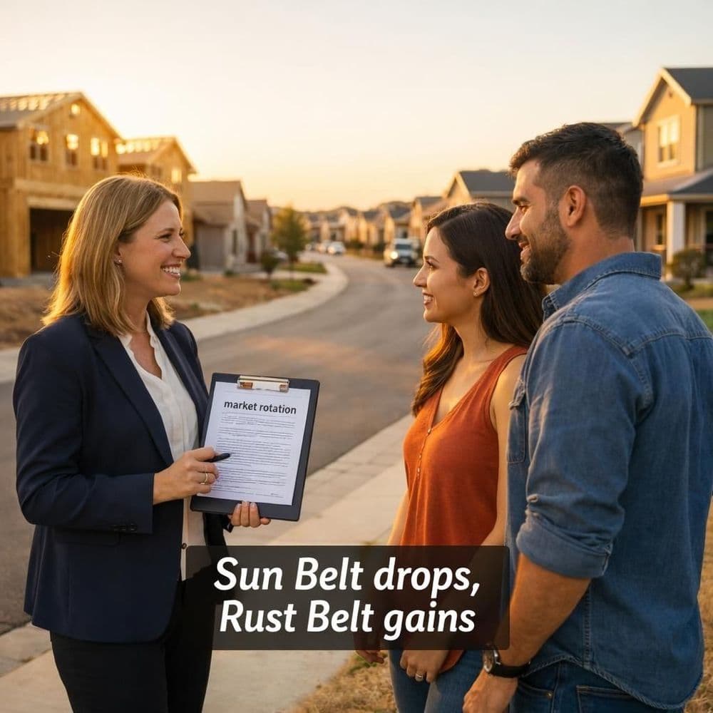 Sun Belt Price Drops vs. Rust Belt Gains: What 2026 Home Price Data Say About the New Housing Map