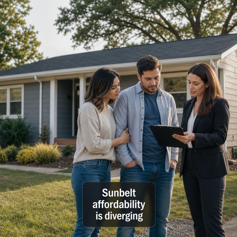 Sunbelt affordability diverges: Florida’s low-cost supply shrinks as Northwest Arkansas stabilizes